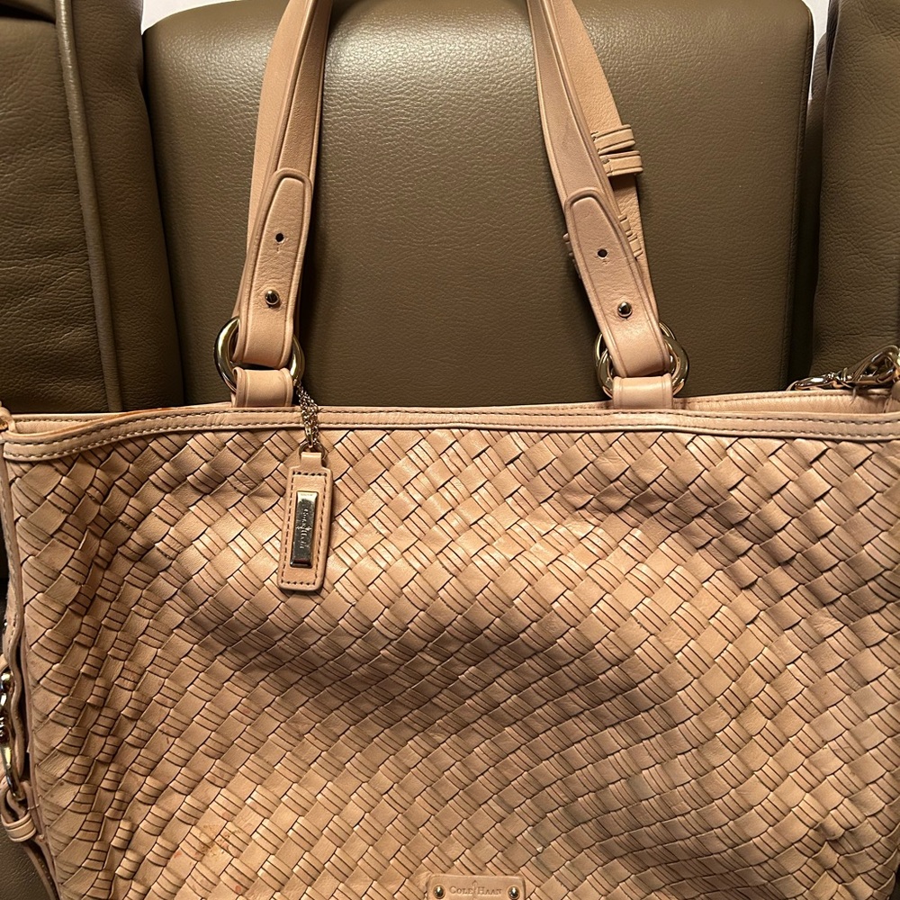 Cole Haan cashew color, Devin tote. - Picture 4 of 7